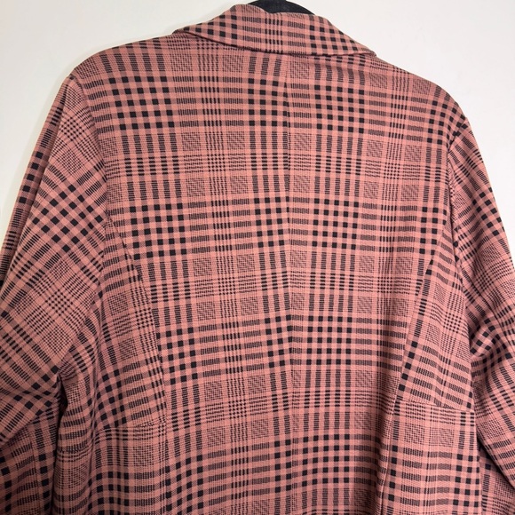 Torrid Brown Ponte Double Breasted Relaxed Blazer 1X - Picture 8 of 8